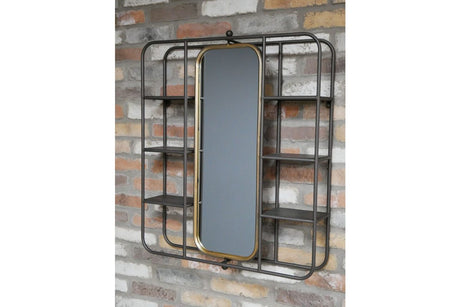 Wall Unit With Mirror