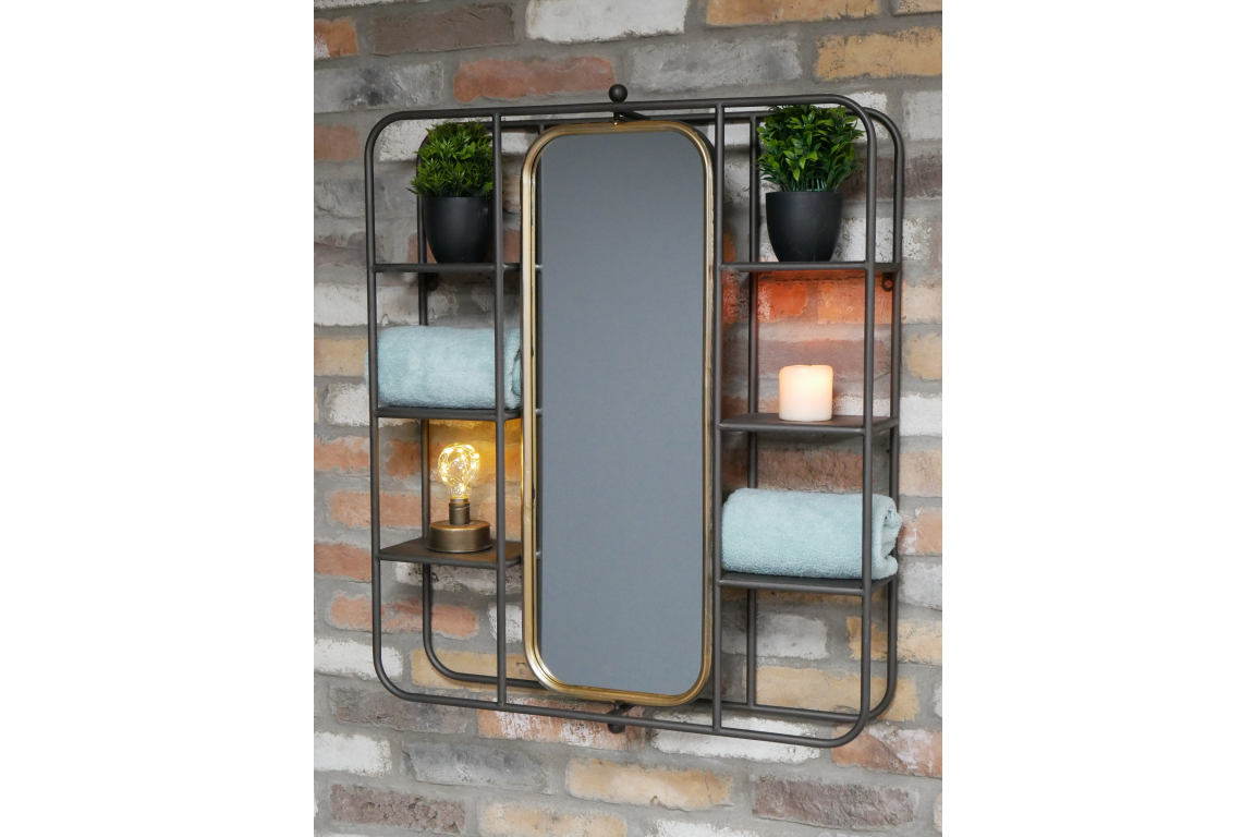 Wall Unit With Mirror - 6720