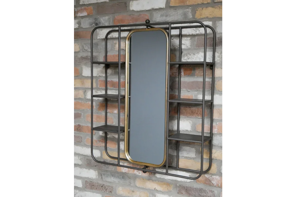 Wall Unit With Mirror - 6720