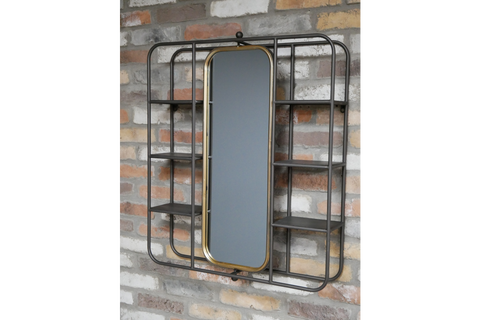 Wall Unit With Mirror - 6720