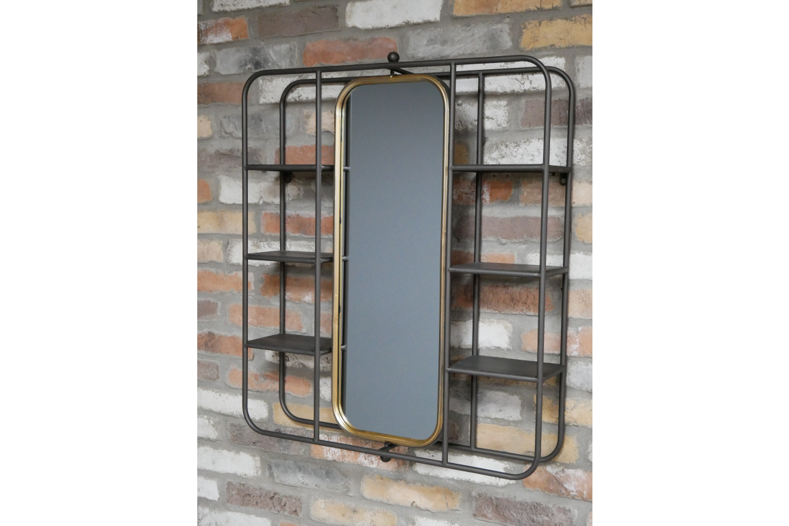 Wall Unit With Mirror - 6720