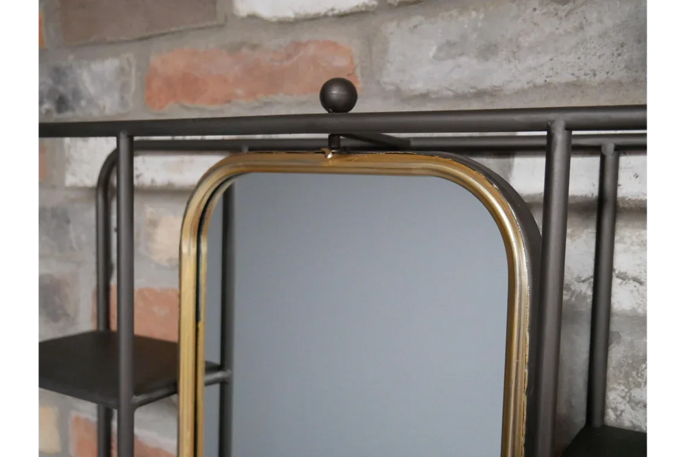 Wall Unit With Mirror - 6720
