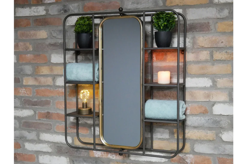 Wall Unit With Mirror - 6720