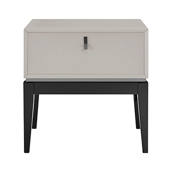 Pasadena 1 Drawer End Table - Flannel Grey