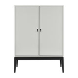 Pasadena 2 Door Drinks Cabinet - Cool Grey