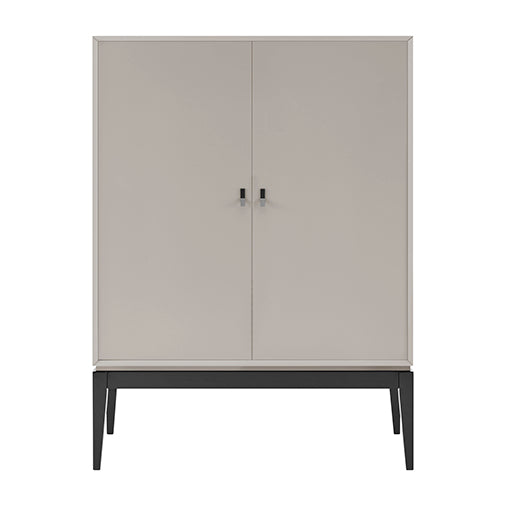 Pasadena 2 Door Drinks Cabinet - Flannel Grey