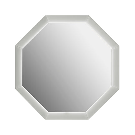 Pasadena LED Hexagon Mirror - Cool Grey