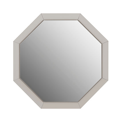 Pasadena LED Hexagon Mirror - Flannel Grey