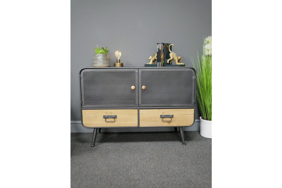 Retro Industrial Storage Cabinet