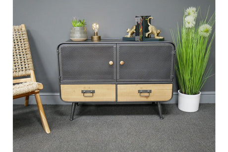 Retro Industrial Storage Cabinet