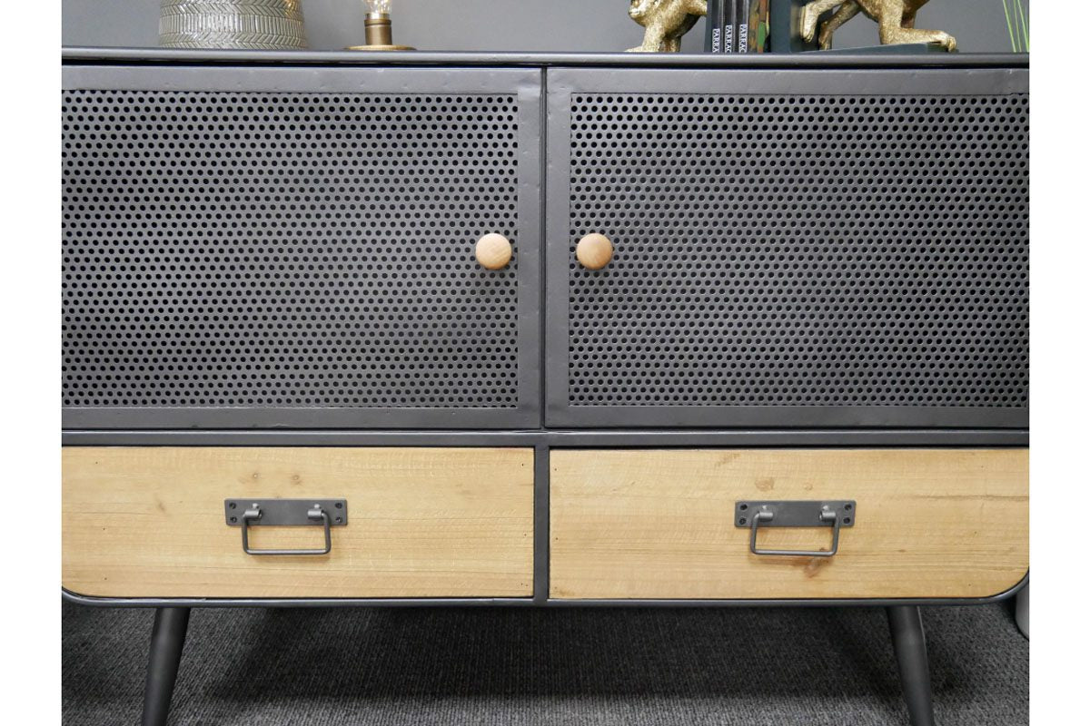 Retro Industrial Storage Cabinet