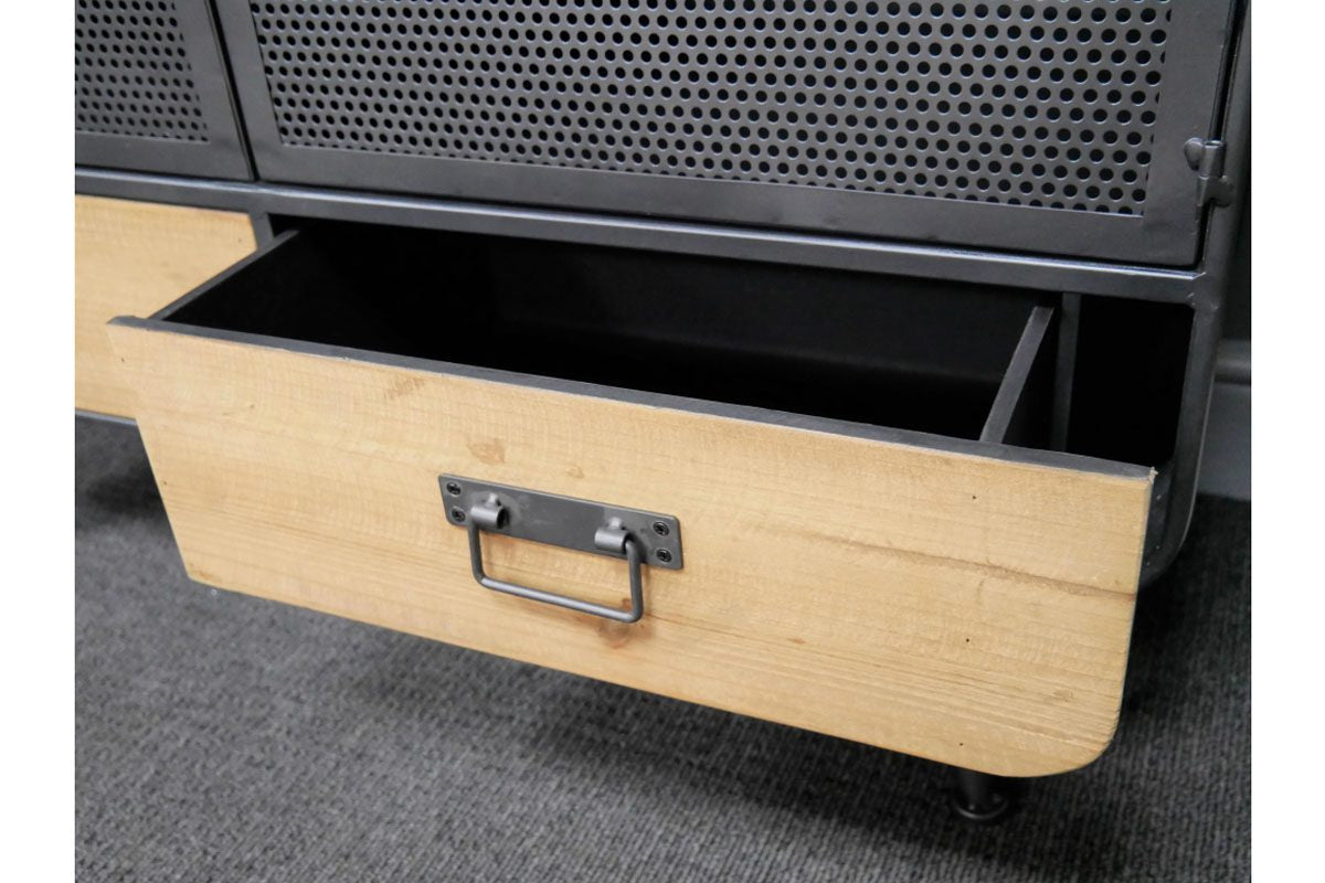 Retro Industrial Storage Cabinet