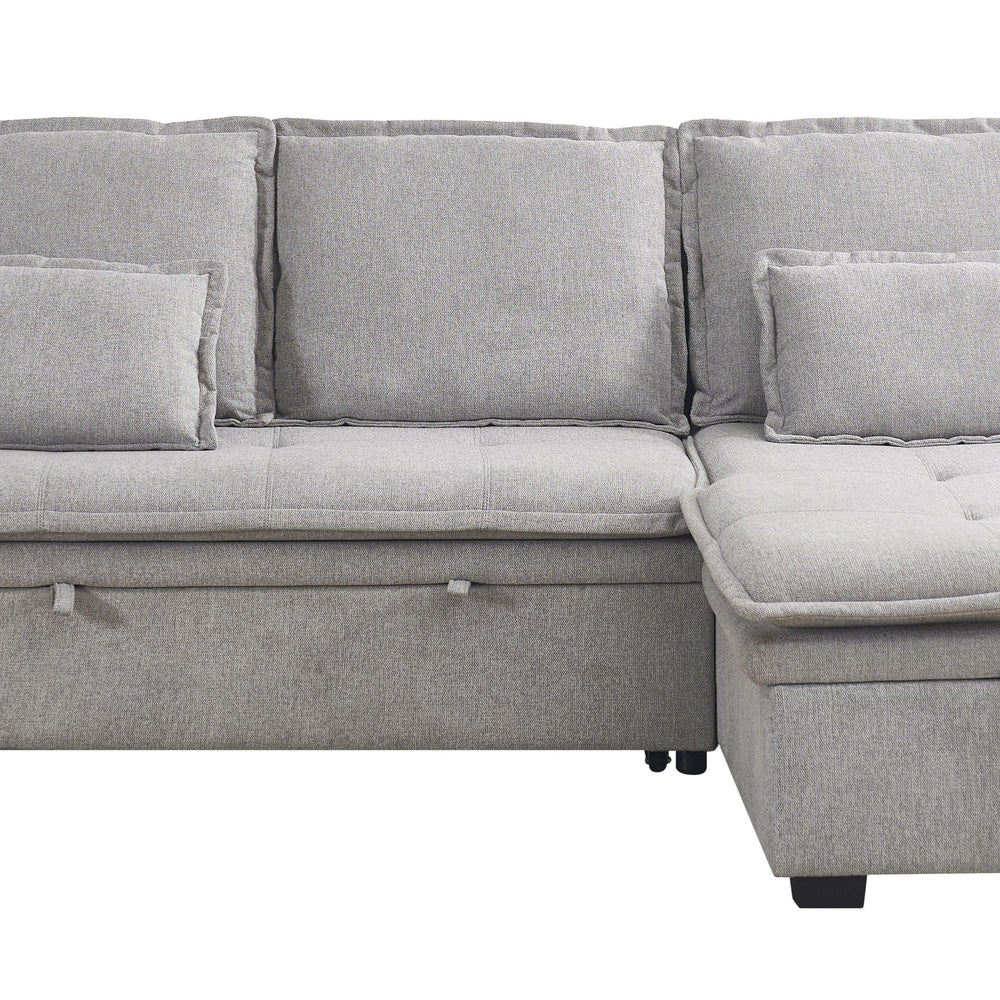 Jonah Interchangeable Corner Sofa Bed - Grey