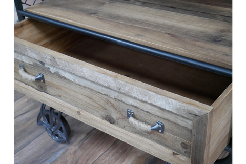 Rustic Industrial Cabinet - 6821