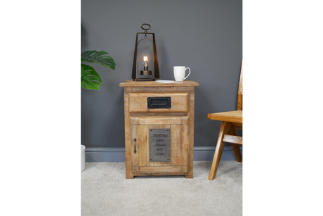 Jupiter Industrial Bedside Cabinet - 6831