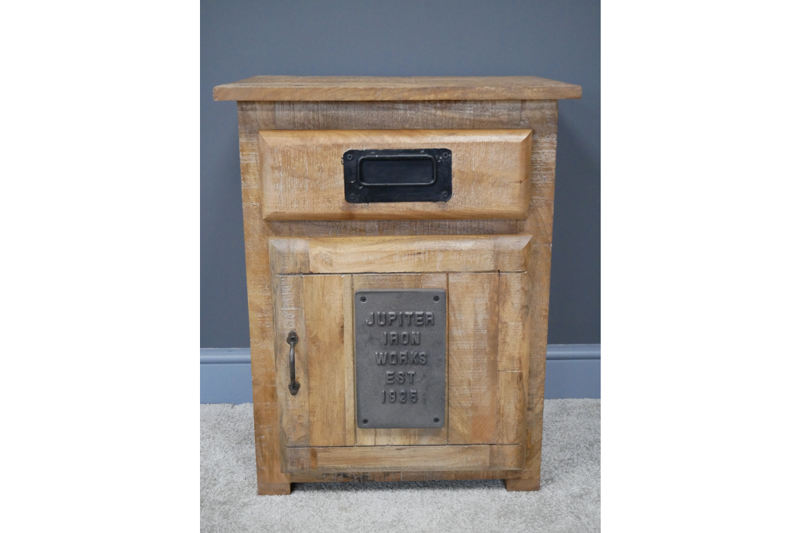 Jupiter Industrial Bedside Cabinet - 6831