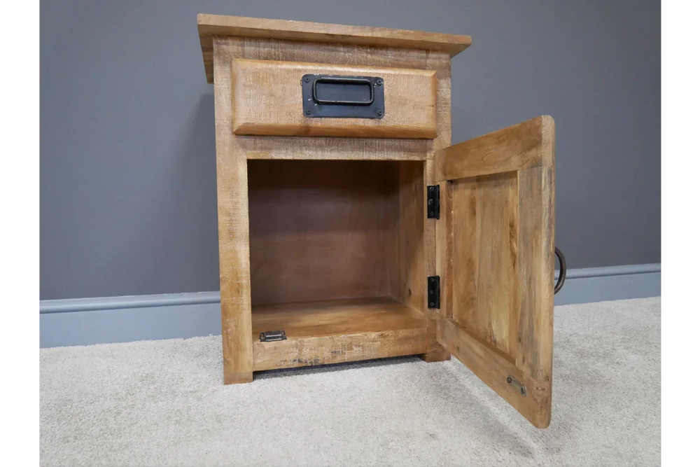 Jupiter Industrial Bedside Cabinet - 6831