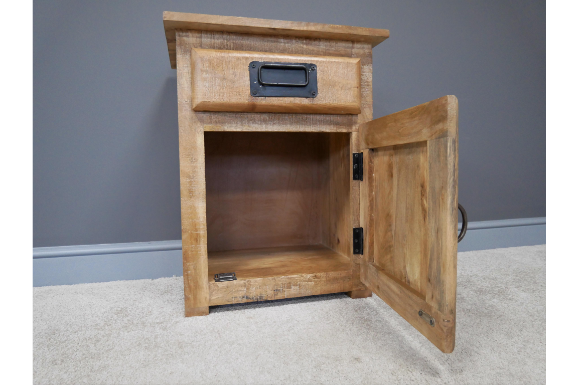 Jupiter Industrial Bedside Cabinet - 6831