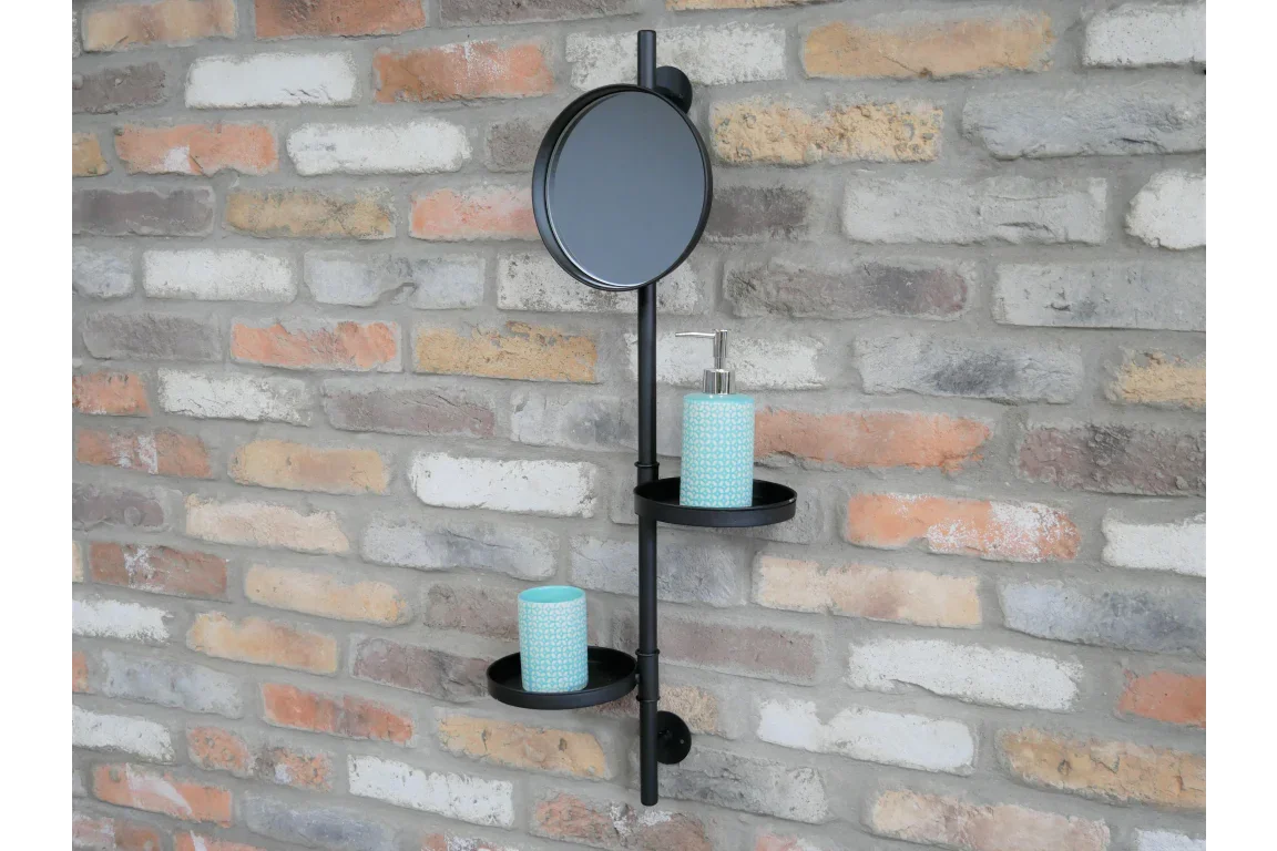 Utility Mirror And Shelves - 6850