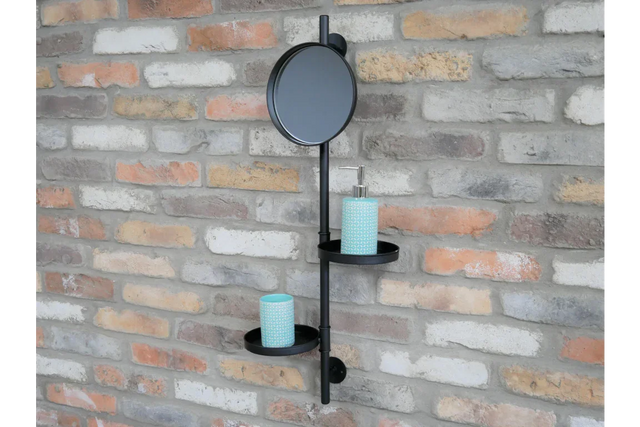 Utility Mirror And Shelves - 6850