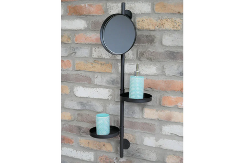 Utility Mirror And Shelves - 6850