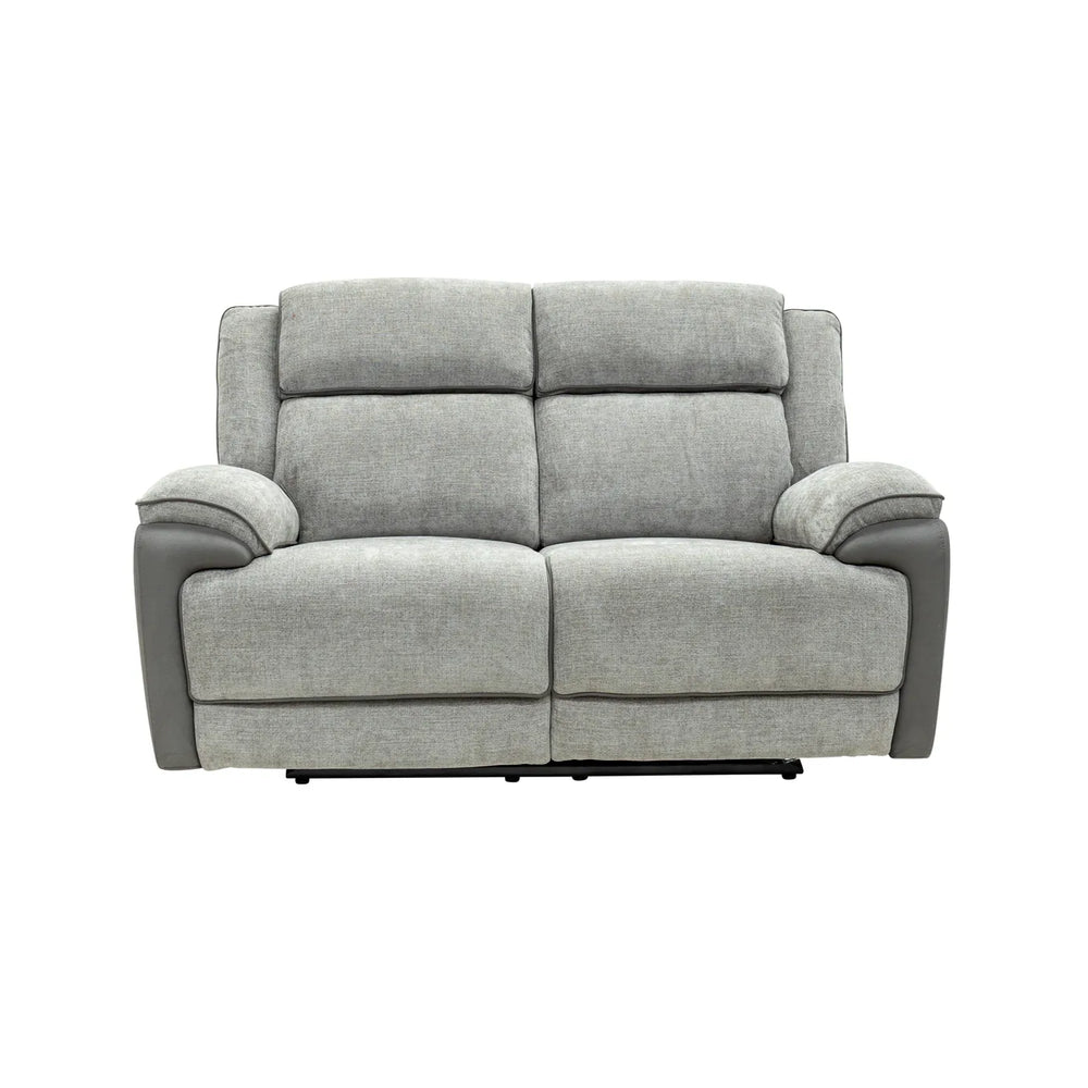 Marley Fabric Electric 2 Seater Recliner - Grey Mix