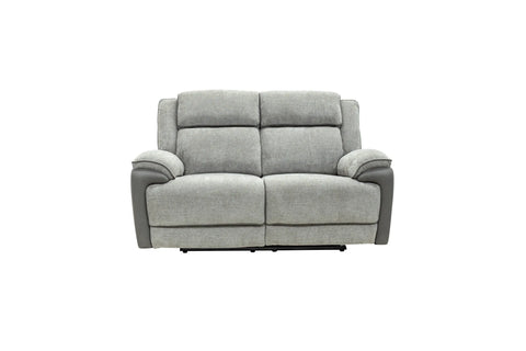 Marley Fabric Electric 2 Seater Recliner - Grey Mix