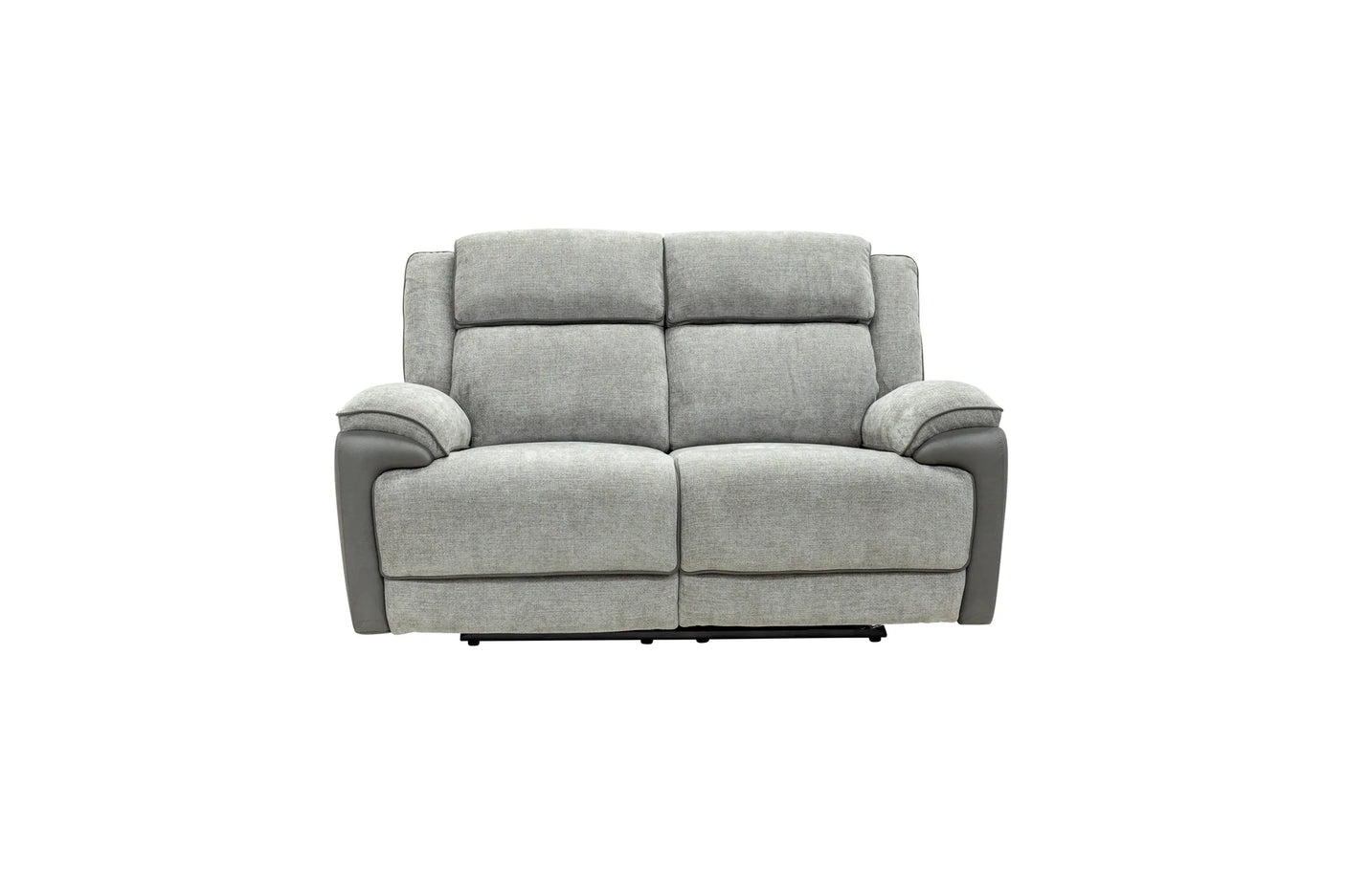Marley Fabric Electric 2 Seater Recliner - Grey Mix