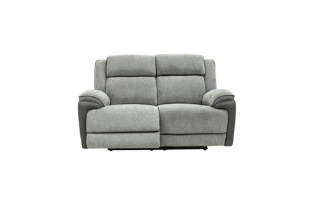 Marley Fabric Electric 2 Seater Recliner - Grey Mix