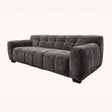 Aluxo Harlem Sofa Range in Chocolate Velvet