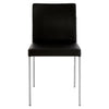 Chic Black Leather Chairs