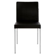 Chic Black Leather Chairs