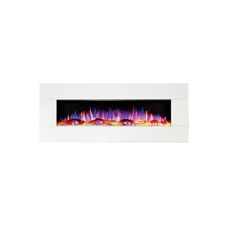 Ezee Glow Mini Zara 42" White Electric Fire