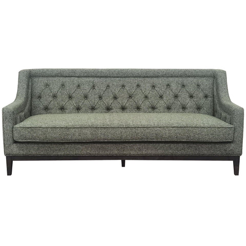 Forest green buttoned sofa with elegant tufting | Home Centre Direct UK