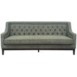 Forest green buttoned sofa with elegant tufting | Home Centre Direct UK