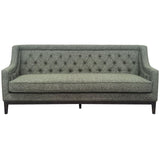 Forest green buttoned sofa with elegant tufting | Home Centre Direct UK