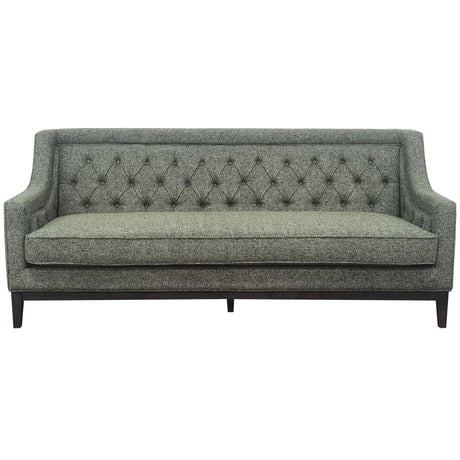 Forest green buttoned sofa with elegant tufting | Home Centre Direct UK