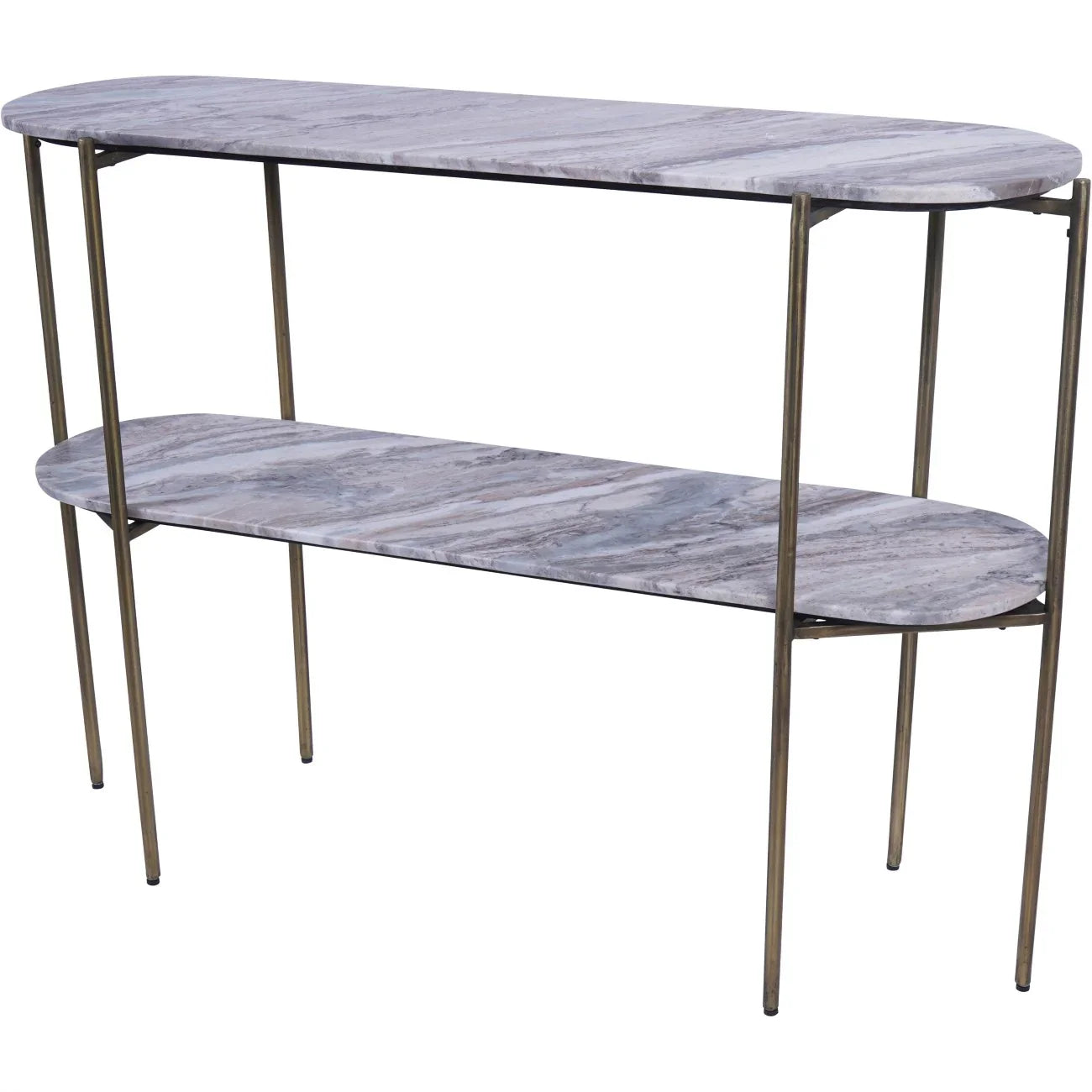 Grey marble console table with brass legs | Home Centre Direct UK