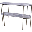 Grey marble console table with brass legs | Home Centre Direct UK