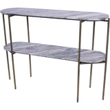 Grey marble console table with brass legs | Home Centre Direct UK