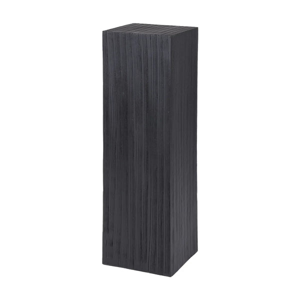 Dark wooden plinth with vertical grain texture | Home Centre Direct UK