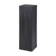 Dark wooden plinth with vertical grain texture | Home Centre Direct UK