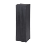 Dark wooden plinth with vertical grain texture | Home Centre Direct UK