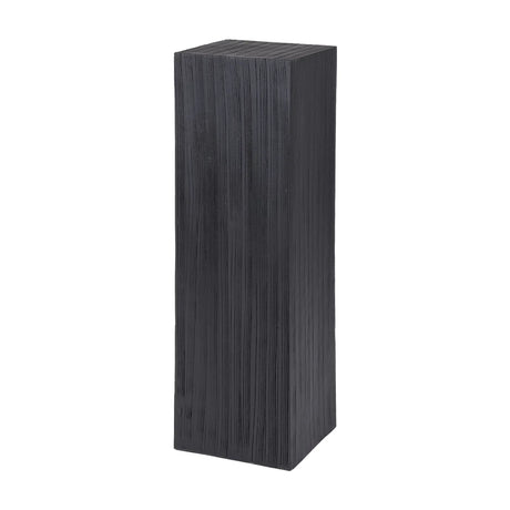Dark wooden plinth with vertical grain texture | Home Centre Direct UK