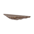 Antique brass floating shelf with scalloped edge design | Home Centre Direct UK
