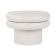 White round coffee table with smooth, layered design | Home Centre Direct UK