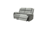 Marley Fabric Electric 2 Seater Recliner - Grey Mix