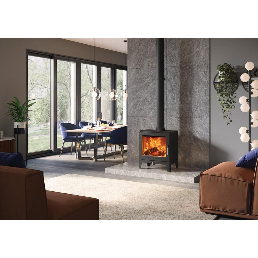 Futura 8 Woodburning Matt Black