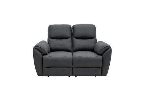 Charcoal Fabric Electric 2-Seater Recliner Sofa for Ultimate Comfort