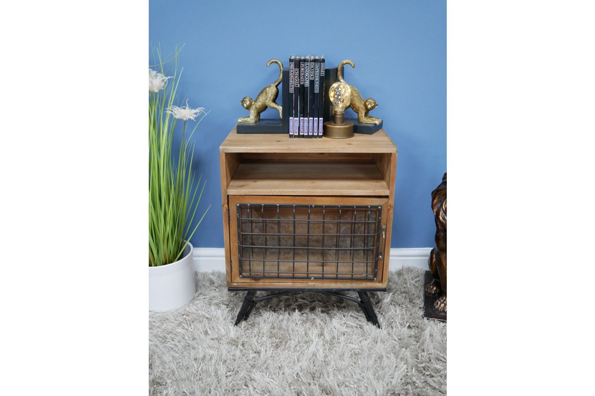 Industrial Bedside Cabinet